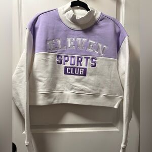 EleVen by Venus Williams Purple and White Hoodie